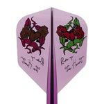CONDOR AXE Rose of the Heart Darts Flight Shape - Dartsbuddy.com