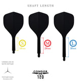 CONDOR AXE 120 STANDARD Darts Flight  3 blades Flight - Dartsbuddy.com