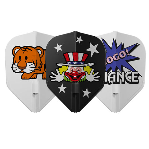 LFlightEZ JUGGLER 2 C Darts Flight - Dartsbuddy.com