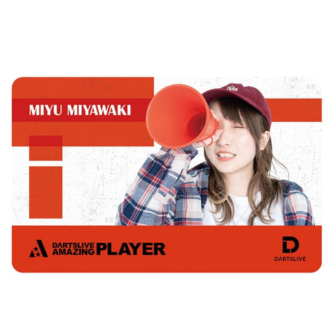 DARTSLIVE PLAYER GOODS 3rd Miyu Miyawaki darts live card - Dartsbuddy.com