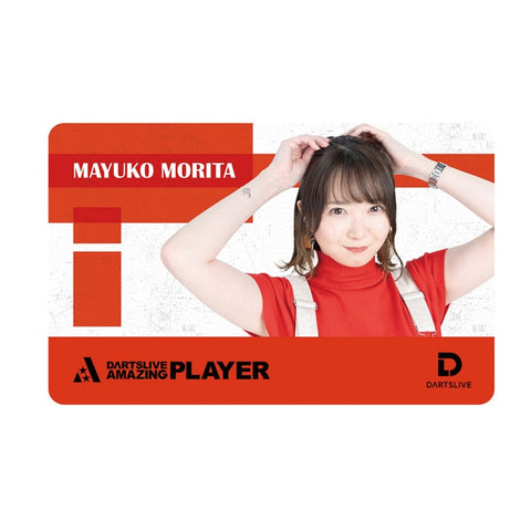 DARTSLIVE PLAYER GOODS 3rd Mayuko Morita darts live card - Dartsbuddy.com