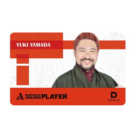DARTSLIVE PLAYER GOODS 3rd Yuki Yamada darts live card - Dartsbuddy.com