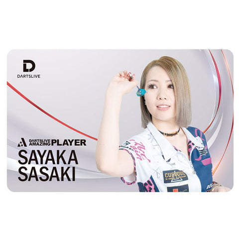 DARTSLIVE PLAYER GOODS 4th Sayaka Sasaki darts live card - Dartsbuddy.com