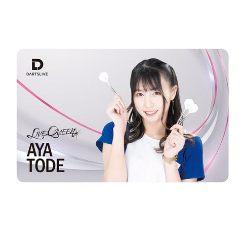 DARTSLIVE PLAYER GOODS 4th AYA TODE darts live card - Dartsbuddy.com
