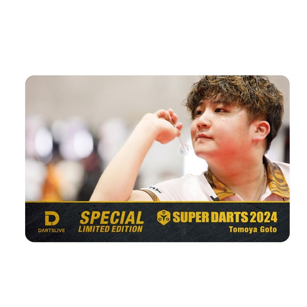 DARTSLIVE SUPER DARTS2024 Tomoya Goto darts live card DartsLive