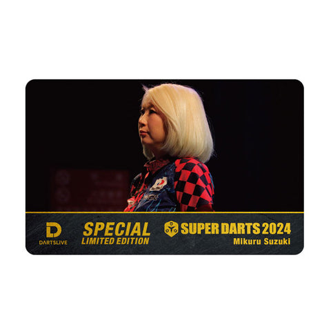 DARTSLIVE SUPER DARTS2024 mikuru suzuki darts live card DartsLive theme - Dartsbuddy.com