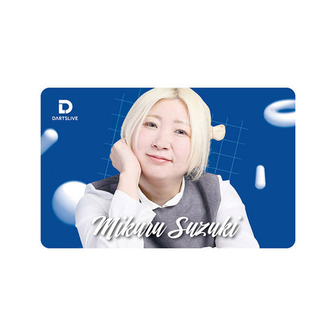 DARTSLIVE PLAYER GOODS 5th Mikuru Suzuki darts live card