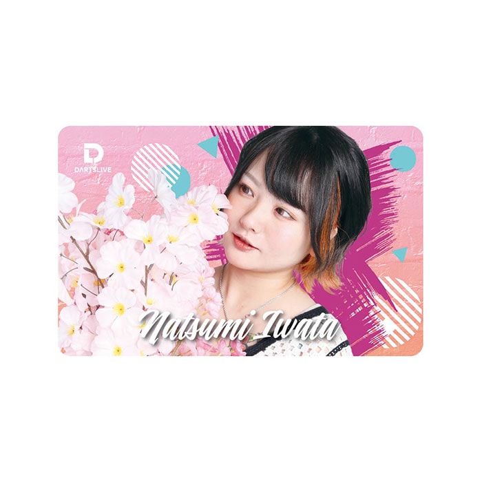 NATSUMI IWATA DARTSLIVEカード DARTSLIVE PLAYER GOODS 5th Natsumi Iwata darts live card