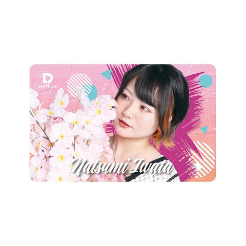 DARTSLIVE PLAYER GOODS 5th Natsumi Iwata darts live card - Dartsbuddy.com