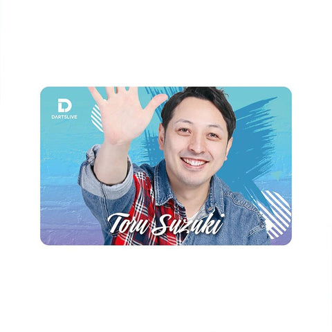 DARTSLIVE PLAYER GOODS 5th Toru Suzuki darts live card