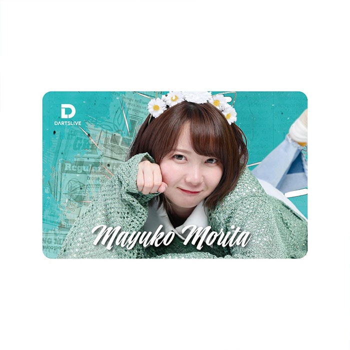 DARTSLIVE PLAYER GOODS 5th Mayuko Morita darts live card – Dartsbuddy.com