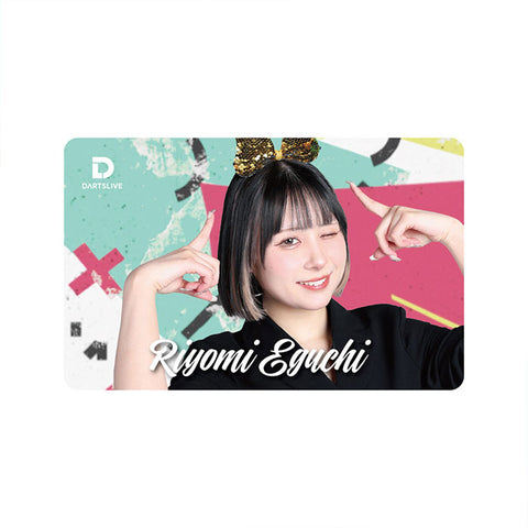 DARTSLIVE PLAYER GOODS 5th Riyomi Eguchi darts live card