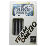 One80 NIKN Black 17.5g Darts Barrel - Dartsbuddy.com