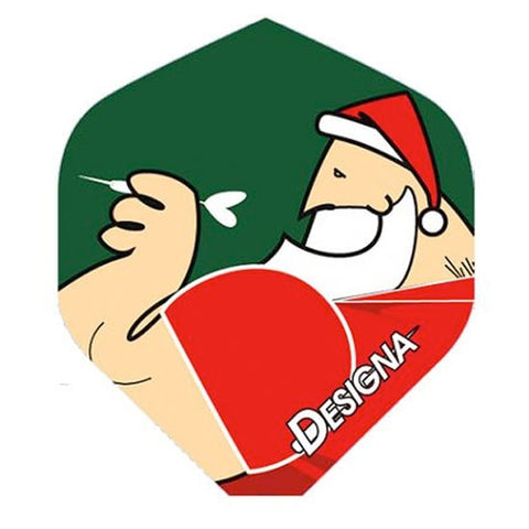 Designa DSX Christmas Santa Flight Darts - Dartsbuddy.com