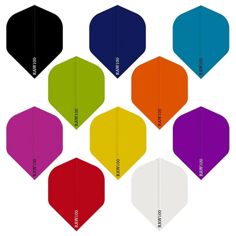 RAW100 Plain Darts Flight Standard - Dartsbuddy.com