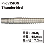 Pro.VISION JAPAN Thunderbird Darts Barrel 濱邊 祐太 - Dartsbuddy.com