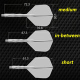 Diamond Core Moulded Flights standard Flight Darts