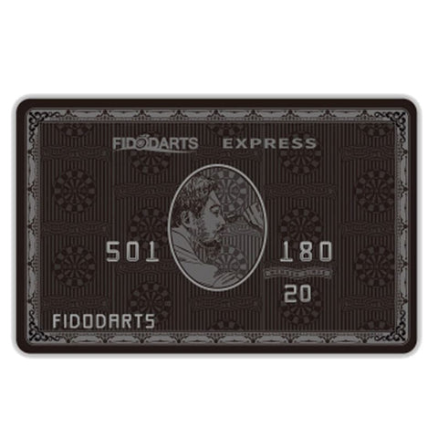 FIDO DARTS CARD BLACK - Dartsbuddy.com