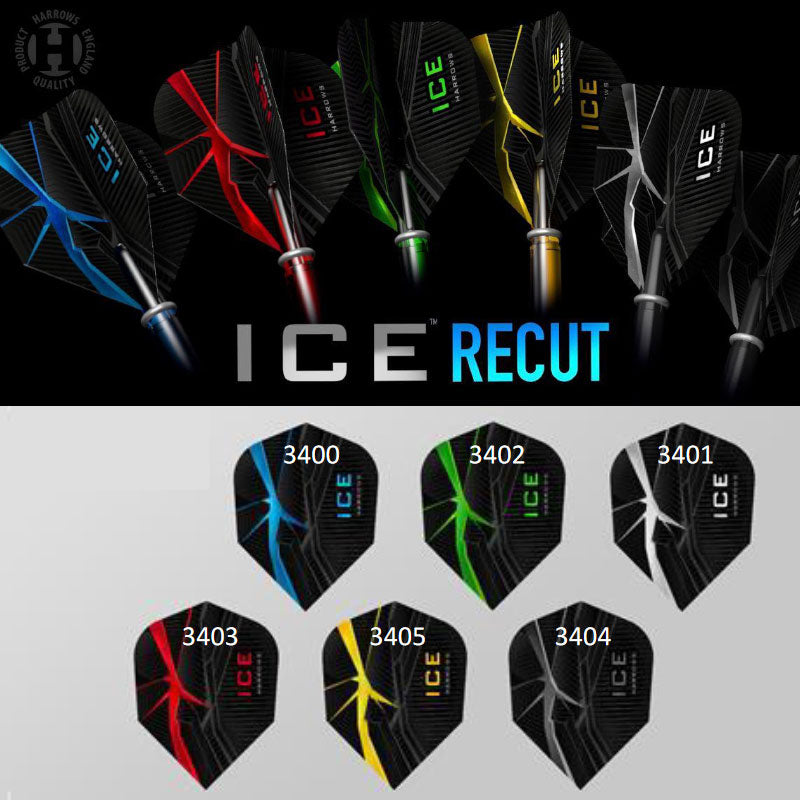 Harrows ICE RECUT FLIGHT Darts – Dartsbuddy.com