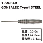 TRiNiDAD GONZALEZ TYPE4 STEEL 西哲平 Darts Barrel - Dartsbuddy.com