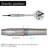 DYNASTY A-FLOW BLACKLINE LUNE2 Darts Barrel 2BA - Dartsbuddy.com