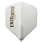 【Joker Driver】zeroFlight　practice shape JOKERdriverlogo White　zero flight　Darts - Dartsbuddy.com