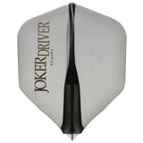 【Joker Driver】zeroFlight　practice shape JOKERdriverlogo ClearBlack　zero flight　Darts - Dartsbuddy.com