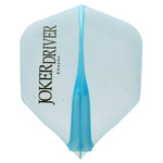 【Joker Driver】zeroFlight　practice shape JOKERdriverlogo ClearBlue　zero flight　Darts - Dartsbuddy.com