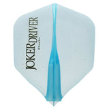 【Joker Driver】zeroFlight　practice shape JOKERdriverlogo ClearBlue　zero flight　Darts - Dartsbuddy.com