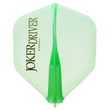 【Joker Driver】zeroFlight　practice shape JOKERdriverlogo ClearGreen　zero flight　Darts - Dartsbuddy.com