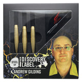 COSMO DISCOVERY LABEL Andrew Gilding STEEL Darts Barrel HardDarts - Dartsbuddy.com