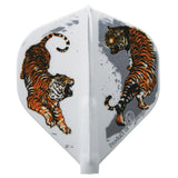 Fit Flight Printed Yin Yang Standard Darts Flight Tiger - Dartsbuddy.com