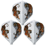 Fit Flight Printed Yin Yang Standard Darts Flight Tiger - Dartsbuddy.com