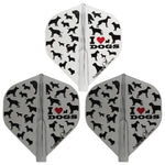 Fit Flight AIR I LOVE DOGS Standard Darts Flight - Dartsbuddy.com