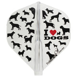 Fit Flight AIR I LOVE DOGS Standard Darts Flight - Dartsbuddy.com