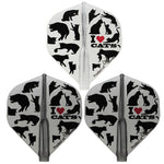 Fit Flight AIR I LOVE CATS Standard Darts Flight - Dartsbuddy.com