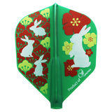 Fit Flight Printed Flower Rabbit Shape Darts Flight - Dartsbuddy.com