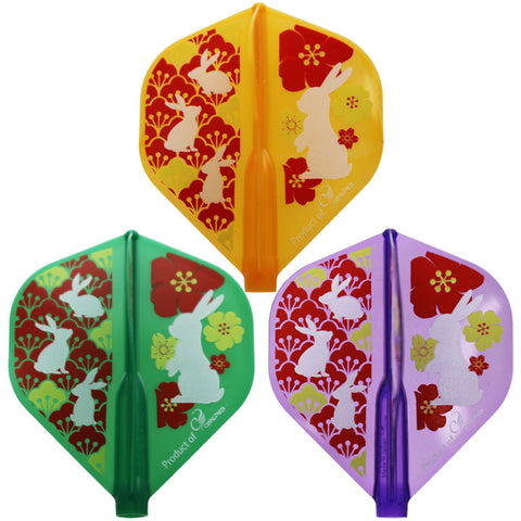 Fit Flight AIR Flower Rabbit Standard Darts Flight - Dartsbuddy.com