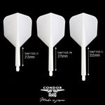 CONDOR AXE SMALL White Darts - Dartsbuddy.com