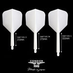 CONDOR AXE SMALL AXE logo White - Dartsbuddy.com