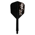 CONDOR AXE GINJA NINJA Small Black Darts Flight - Dartsbuddy.com