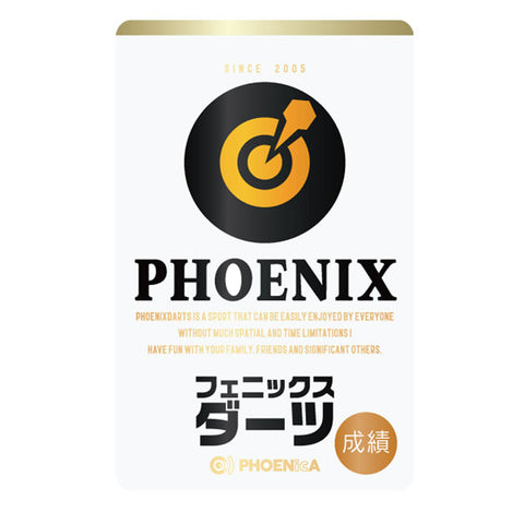 Phoenix game card PHOENicA 221204 - Dartsbuddy.com