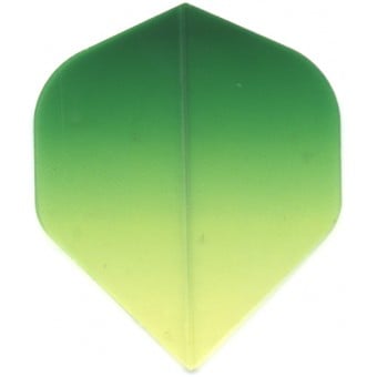 【RUTHLESS】 gradationFlightTwo-tone Yellow Green - Dartsbuddy.com